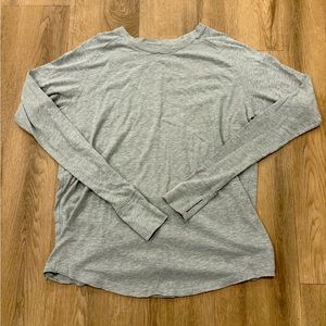 Free People We The Free Grey Long Sleeve Size S